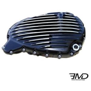 部品屋K&amp;W 【EMD】プライマリーカバー カラー：ブラックカット T100 ボンネビル スラクスト...