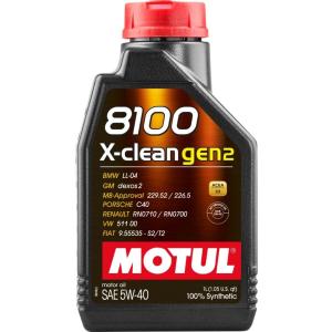 MOTUL モチュール 8100 X-clean GEN2(エクスクリーン ジェン2)【四輪用】【5W-40】【4サイクルオイル】 容量：1L