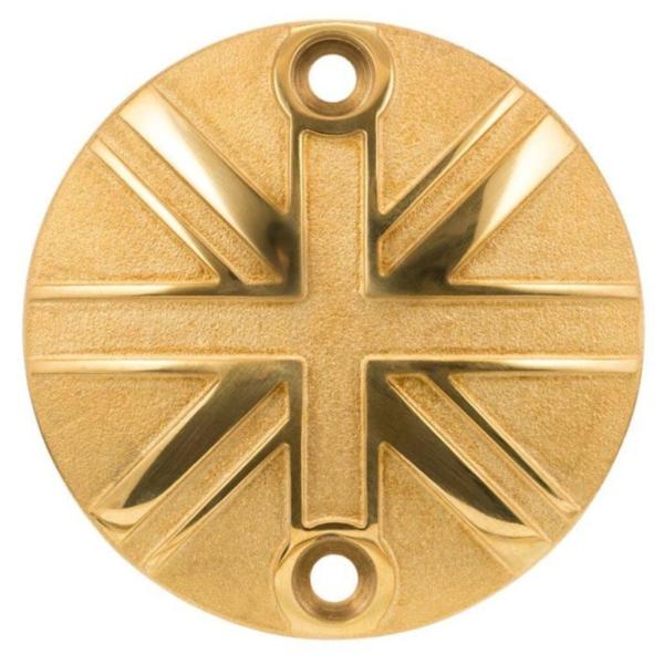 Motone Customs モートーンカスタムズ ジェネレーターバッジ ユニオンジャック カラー：...