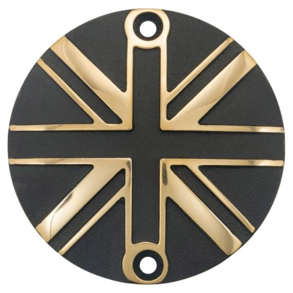 Motone Customs モートーンカスタムズ ジェネレーターバッジ ユニオンジャック カラー：...