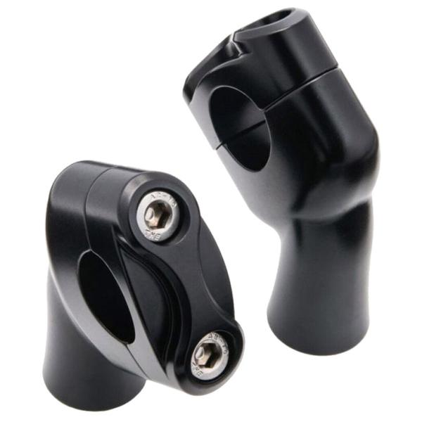 Motone Customs モートーンカスタムズ ハンドルライザー 28.6mm カラー：ブラック...