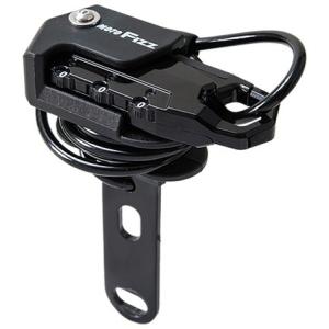 TANAX motofizz タナックス モトフィズ ヘルメット用ワイヤーロック カラー：ブラック ...