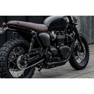 Motone Customs モートーンカスタムズ フルエキゾーストマフラー H-BOMB バッフル付き BONNEVILLE T100 (ボンネビルT100) BONNEVILLE T120 (ボンネビルT120)