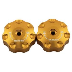 REVOLUTION レボリューション Compression Adjuster Shock OHLINS REVOLUTION FORZA-300， FORZA-350， X-MAX 300 カラー：Gold FORZA 300 FORZA350 X-MAX 300