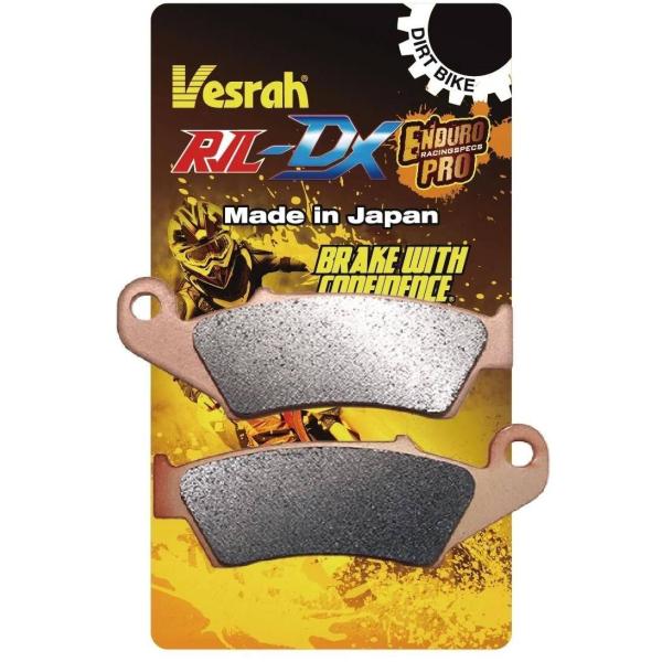 Vesrah ベスラ ダートレース用メタルパッド ブレーキパッド CRF250R CRF250X C...