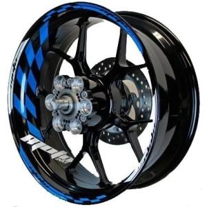 MOTOINKZ モトインクズ 17インチ GP フルカスタム リムステッカー カラー：ブルー リム...