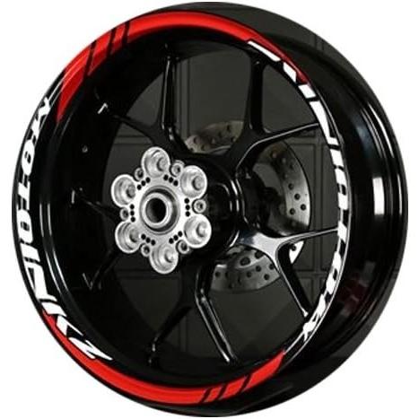 MOTOINKZ モトインクズ 17インチ GP4 フルカスタム リムステッカー カラー：レッド リ...