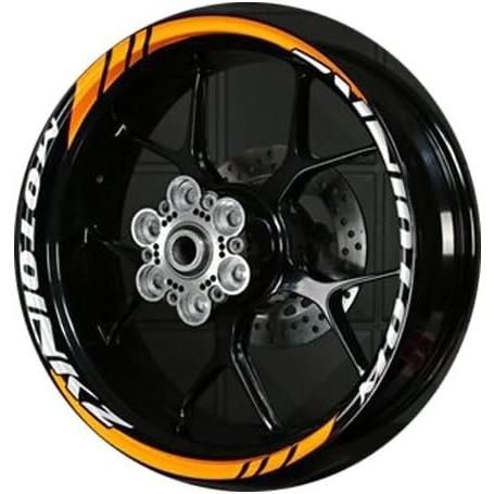 MOTOINKZ モトインクズ 17インチ GP4 フルカスタム リムステッカー カラー：オレンジ ...