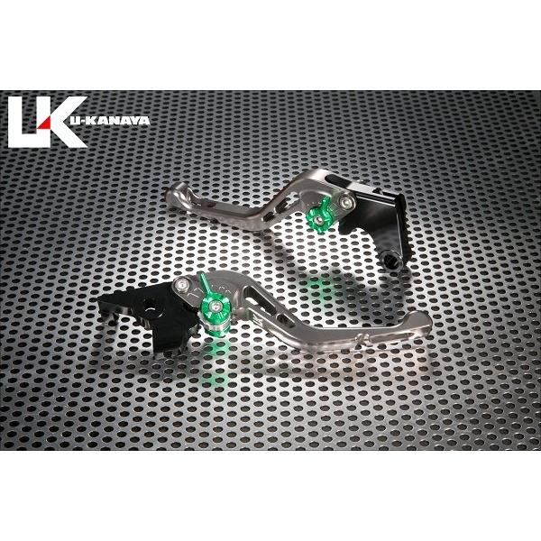 U-KANAYA ユーカナヤ GPタイプ ショートアルミビレットレバーセット アジャスターカラー：グ...