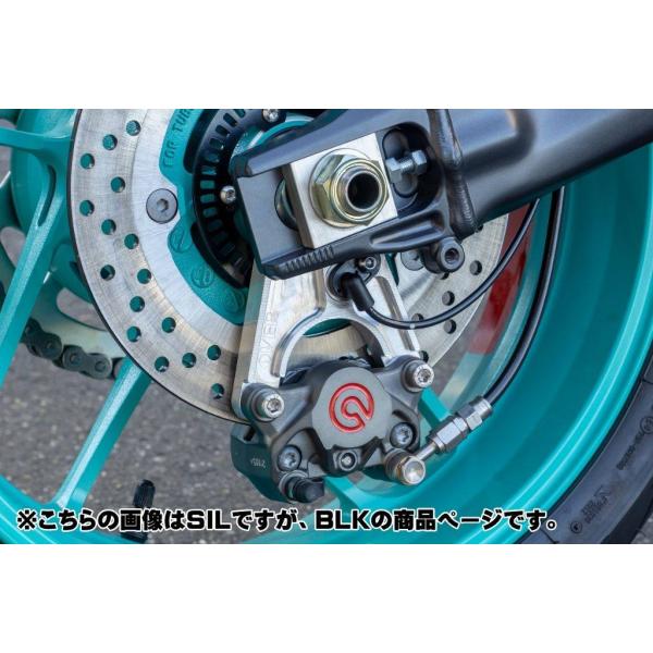OVER オーヴァー リアキャリパーサポート ブレンボ2P用 DOWN カラー：ブラックアルマイト仕...