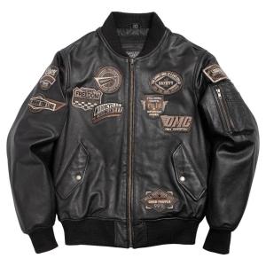 Harley Davidson（ハーレー・ダビッドソン） MEN'SシープレザーMA-1