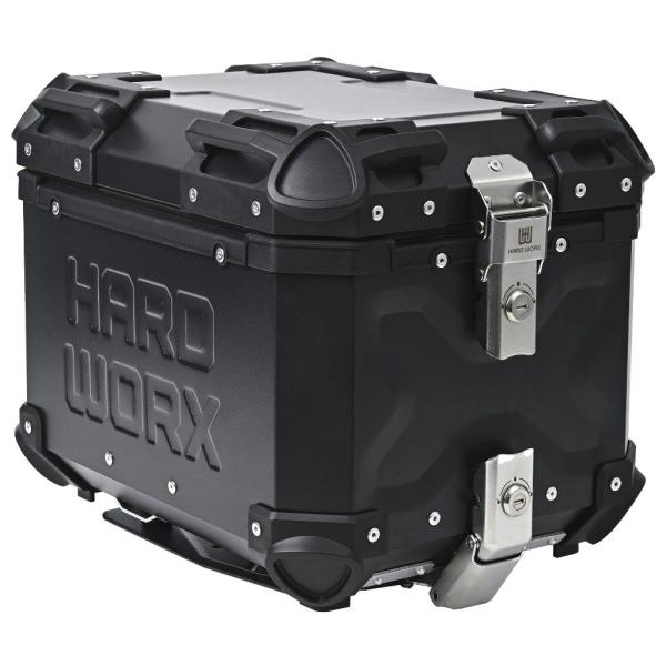 HARDWORX ハードワークス アルミトップケース 40L 縦置き カラー：ブラック トップケース...