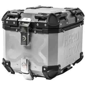 HARDWORX ハードワークス アルミトップケース 40L 縦置き カラー：シルバー