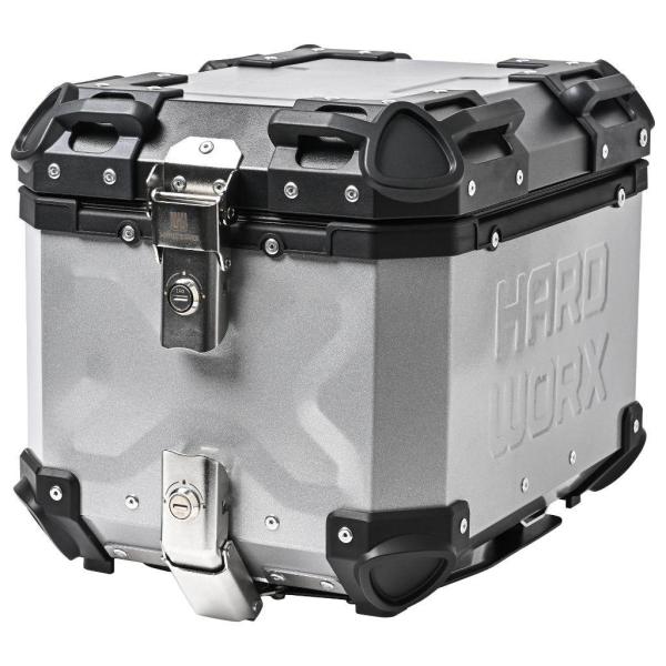 HARDWORX ハードワークス アルミトップケース 40L 縦置き カラー：シルバー トップケース...