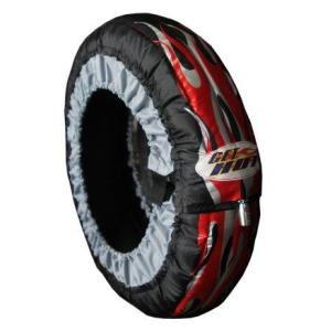 GET HOT ゲットホット タイヤウォーマー SUPER EVOLUTION JSB680【EVOV4-680】 温度計：あり / NEON：TYPE-1 / カラー：レッド／シルバー｜webike