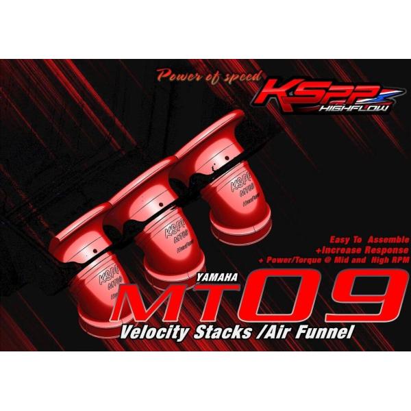 KSPP ケーエスピーピー Velocity stack Yamaha-MT09 color：Red...