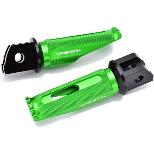 SPEEDRA スピードラ タンデムステップ 取付部カラー：ブラック / ステップバーカラー：グリー...