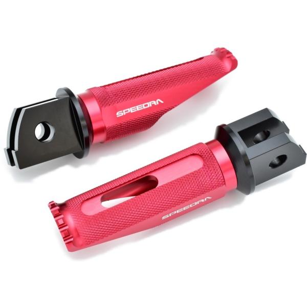 SPEEDRA スピードラ タンデムステップ 取付部カラー：ブラック / ステップバーカラー：レッド...