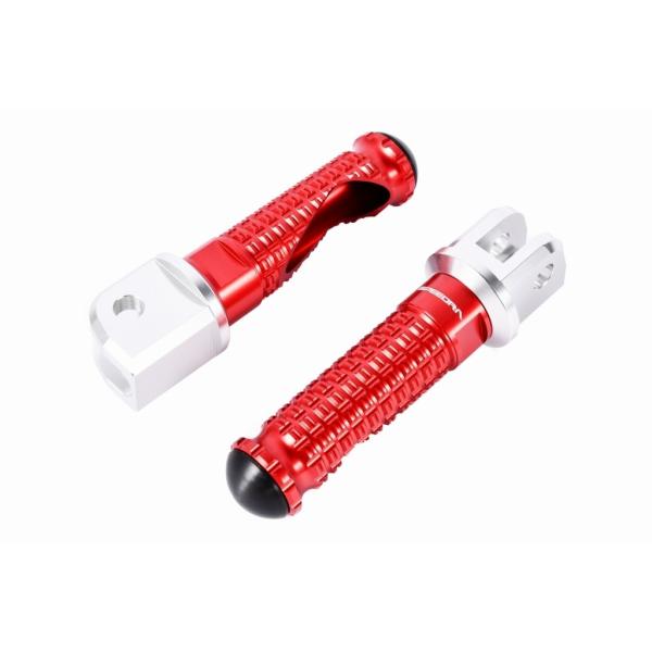 SPEEDRA スピードラ タンデムステップ 取付部カラー：シルバー / ステップバーカラー：レッド...