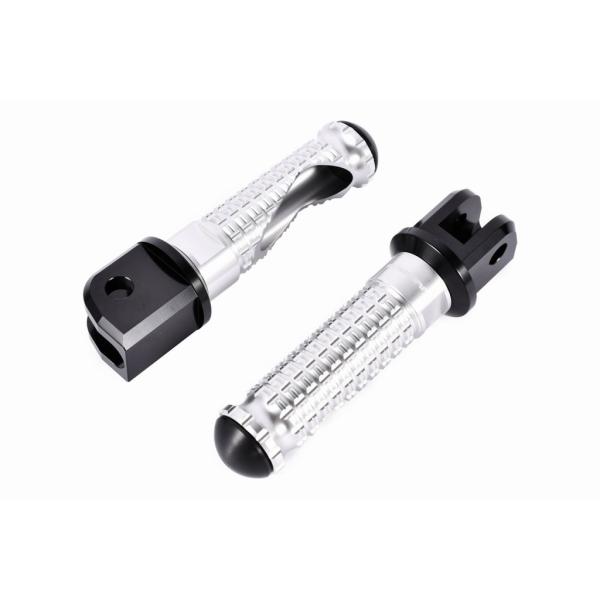 SPEEDRA スピードラ タンデムステップ 取付部カラー：ブラック / ステップバーカラー：シルバ...