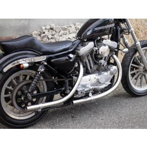 Motor Rock モーターロック オールドスタイル手曲げマフラー スポーツスター XL HARL...