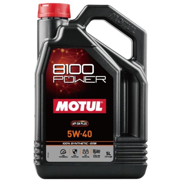 MOTUL モチュール 【ケース】8100 POWER (パワー) 【四輪用】【5W-40】【5L×...