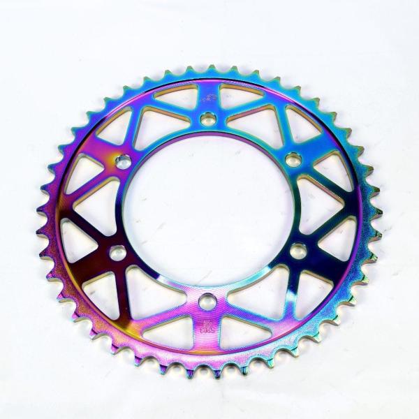 XAM ザム タフライトスチール リアスプロケット カラー：レインボー MT-10 YZF-R7 Y...