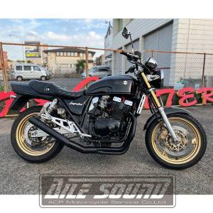 GSX400インパルス 後期 GK7CA マフラー サイレンサー WR'S ダブルアールズ｜WR`S S／O ラウンドカーボンサイレンサー