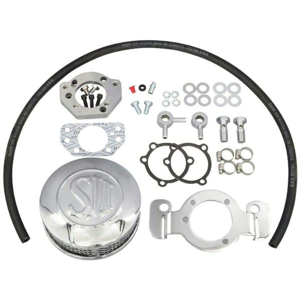 Neofactory ネオファクトリー CV／EFI用SUエアクリーナーキット クローム XLモデル...