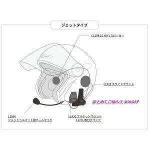 MIDLAND ミッドランド ジェットヘルメット装着用アクセサリーキット EX2JET その他インカ...