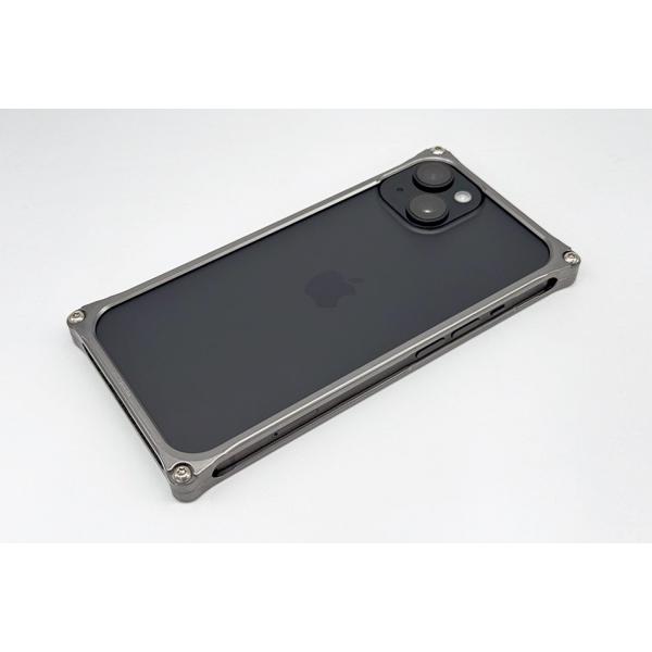 GILD design ギルドデザイン ソリッドバンパー for iPhone15 カラー：グレー