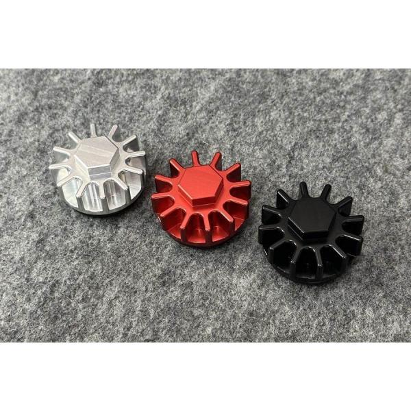 GM-MOTO ジーエムモト KEPSPEED製 フィンタペットキャップ カラー：シルバーアルマイト...