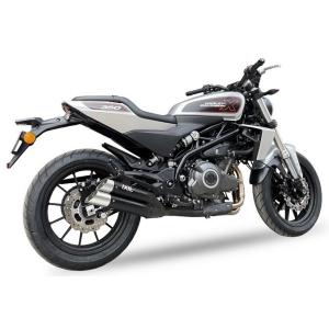 IXIL イクシル スリップオンマフラー デュアルハイパーロー コンプリート：ブラックHTペイント(...