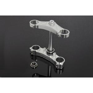 TYGA PERFORMANCE タイガパフォーマンス Triple Clamp Set，CNC，3D，Silver，NC35 Forks to fit NSR250 MC18 NSR250R HONDA ホンダ｜webike