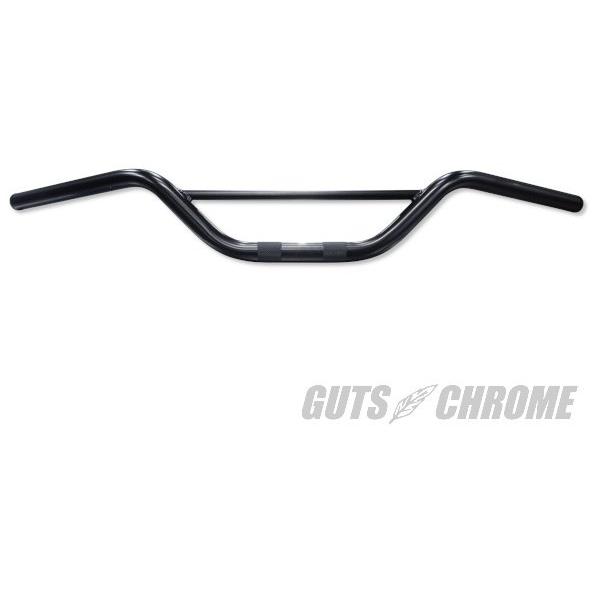 GUTS CHROME ガッツクローム MX BAR タイプ：配線用ヘコミ有 / カラー：ブラック ...
