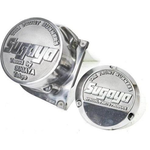ヒヅキモータース スガヤ ポイント・ダイナモカバーSET GT380 SUZUKI スズキ エンジン...