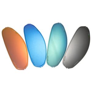 MITSUBA ミツバサンコーワ ULOOK Blaze mirror［ユールック ブレイズ ミラー］ CWR-F2/R用 ヘルメット用防曇フィルム カラー：レッド(可視光線透過率32％)