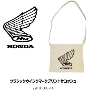 Honda Official Licensed Product ホンダオフィシャルプロダクト クラシックウイングマークプリントサコッシュ｜webike