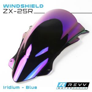 Revv レブ Iridium Windshield Color：Blue ZX-25R ZX-4R ZX-4RR KAWASAKI カワサキ KAWASAKI カワサキ KAWASAKI カワサキ｜webike