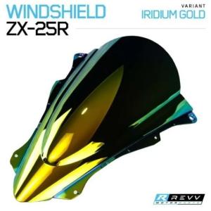 Revv レブ Iridium Windshield Color：Gold ZX-25R ZX-4R ZX-4RR KAWASAKI カワサキ KAWASAKI カワサキ KAWASAKI カワサキ｜webike