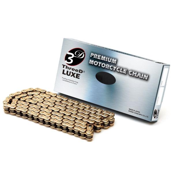 EKチェーン 江沼チェーン ThreeD LUXE (スリードリュクス) チェーン 520L/3Dゴ...