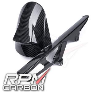 RPM CARBON アールピーエムカーボン Chain Guard / Rear Fender for GSX-R1000 (Gixxer ，GSXR) Finish：Glossy / Weave：Honeycomb GSX-R1000 SUZUKI スズキ｜webike