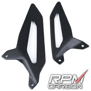 RPM CARBON アールピーエムカーボン Heel Guards Panigale 899 1199 1299 959 Finish：Glossy / Weave：Forged Carbon｜webike