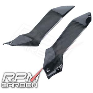 RPM CARBON アールピーエムカーボン Tank Side Panels for Z H2 Finish：Matt / Weave：Plain Z H2 KAWASAKI カワサキ｜webike