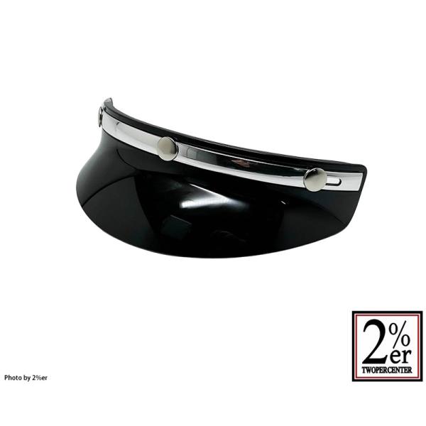 2%er ツーパーセンター POLICE VISOR SILVER ヘルメットバイザー ヘルメット