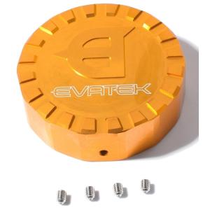 EVATEK エヴァテック フューエルタンクキャップカバー カラー：ゴールド(標準色) CT125 DAX125 スーパーカブ クロスカブ グロム｜ウェビック1号店