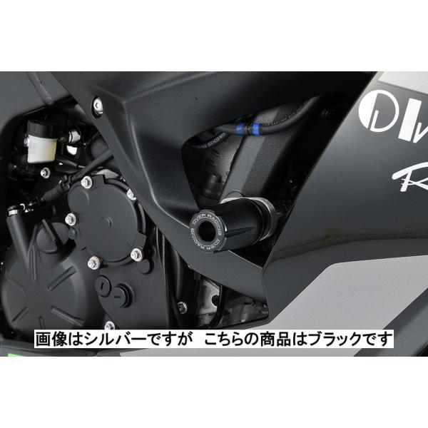 OVER オーヴァー フレームスライダー カラー：ブラック ZX-6R KAWASAKI カワサキ ...