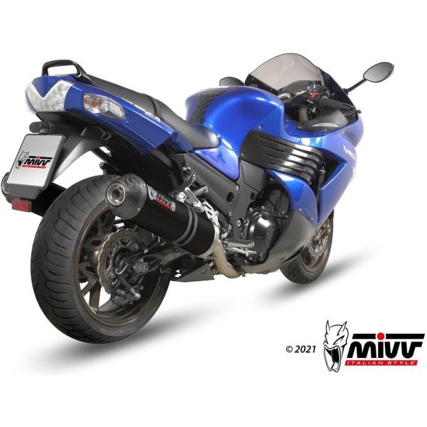 MIVV ミヴ OVAL スリップオンマフラー ZZR 1400 KAWASAKI カワサキ