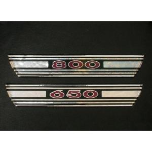 INADOME イナドメ 650サイドカバーエンブレム W650 KAWASAKI カワサキ ステッ...