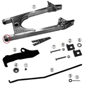 SP武川 SPタケガワ ピボットブッシュ／(10X14X26.6L/スチール)／06-03-080/...